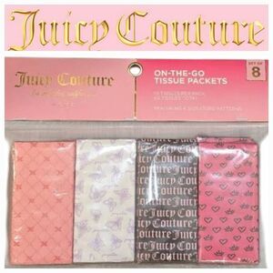 Juicy Couture Home Logo Printed On-The-Go  Tissue Packets